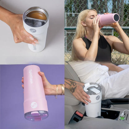 SUN - Sıcak ve Soğuk Çift Bölmeli Seyahat Bardağı