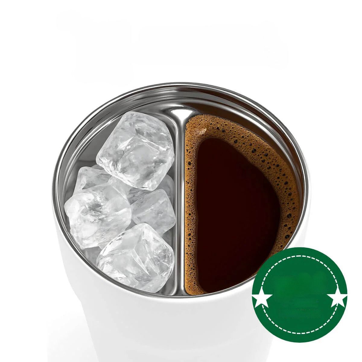 SUN - Sıcak ve Soğuk Çift Bölmeli Seyahat Bardağı