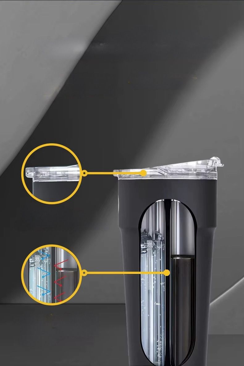 SUN - Sıcak ve Soğuk Çift Bölmeli Seyahat Bardağı